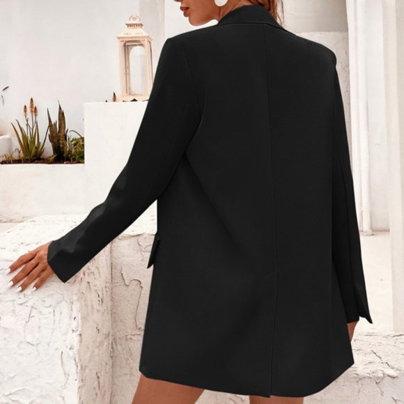 THE CLASSIC Black Blazer Jacket - Picture 2 of 5